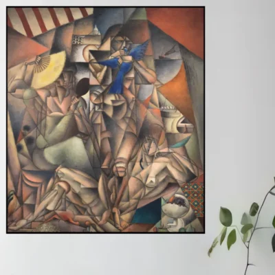 The Blue Bird by Jean Metzinger Printed on Canvas