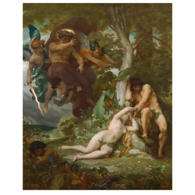The Expulsion of Adam and Eve by Alexandre Cabanel 1867