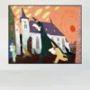 The Newspaper Readers by Lyonel Feininger Printed on Canvas