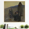 The Three Marys by Edwin Austin Abbey Printed on Canvas