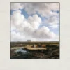 View of Haarlem with Bleaching Fields by Jacob van Ruisdael Printed on Canvas