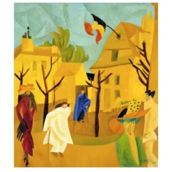 Yellow Street II by Lyonel Feininger 1918